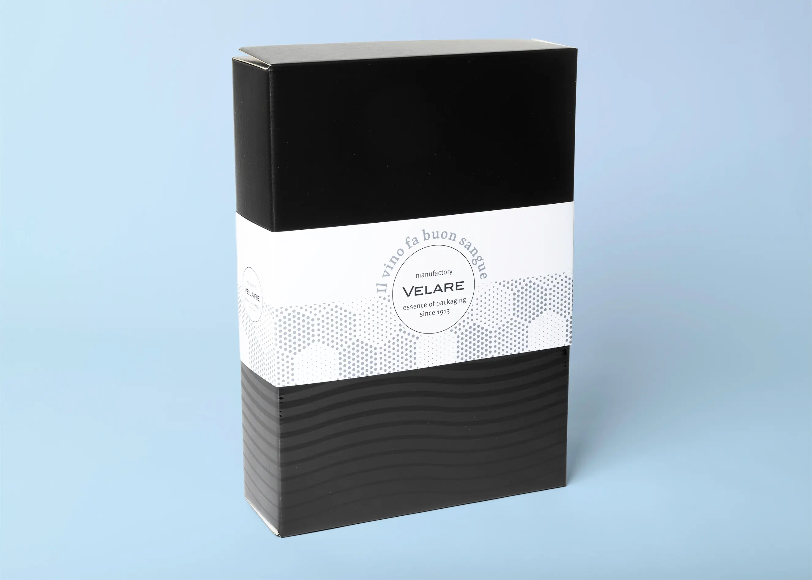 Banderole für Weinverpackung für 3 Flaschen