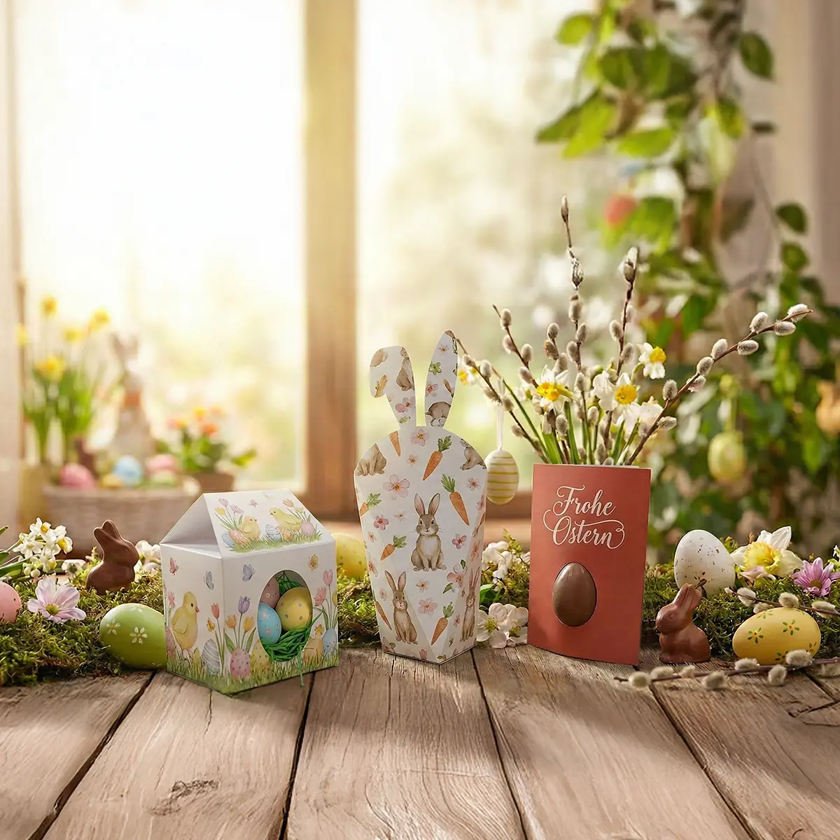 Osterverpackungen 2026: Vier Ideen für ein perfektes Osternest - individuell bedruckt